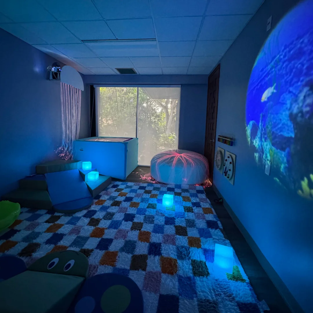 The sensory room at the Community Accessibility Program clubhouse, Patch Reef Park.