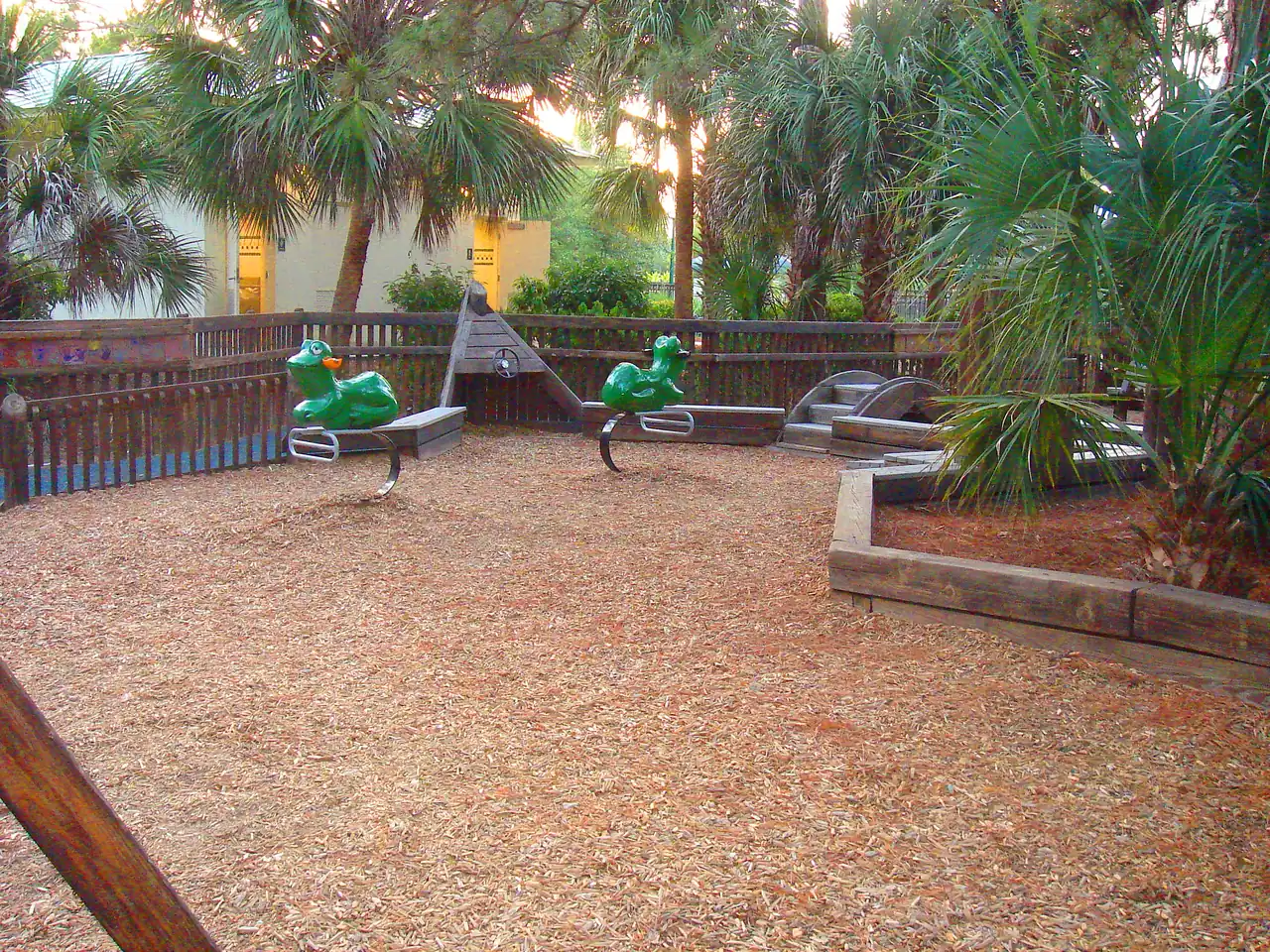 The playground at Sugar Sand Park, just west of Boca Raton Square across I-95