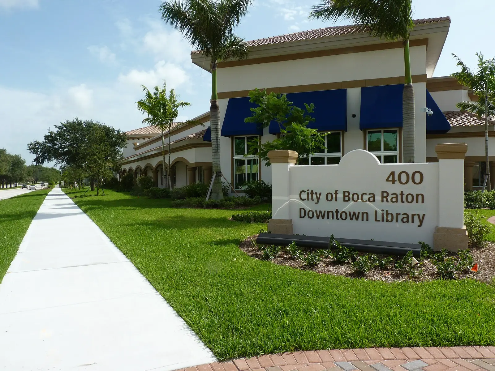 The downtown branch of the Boca Raton Public Library.